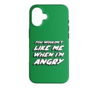 You wouldn't like me when I'm Angry | 70's retro Case for iPhone 16