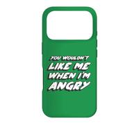 You wouldn't like me when I'm Angry | 70's retro Case for iPhone 17 Pro