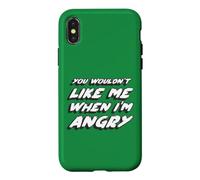 You wouldn't like me when I'm Angry | 70's retro Case for iPhone X/XS