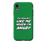 You wouldn't like me when I'm Angry | 70's retro Case for iPhone XR
