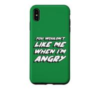 You wouldn't like me when I'm Angry | 70's retro Case for iPhone XS Max