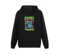 YOU YU Nekrogoblikon Merch Nekrogoblikon Gift Halloween Day Black Men's Hoodies Long Sleeve Pullover Hoodies Unisex Hoody L