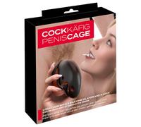 You2Toys - Black Cock Cage with Penis Plug