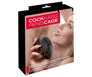You2Toys - Black Cock Cage with Penis Plug