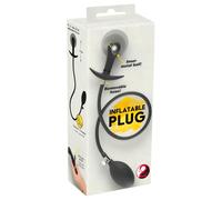 You2Toys - Black Inflatable Beaded Anal Plug