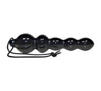 You2Toys Black Jack - Beaded Anal Dildo (Black)