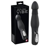 You2Toys - Black Thrusting Anal Vibrator