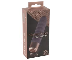 You2Toys Elegant Diamond - Rechargeable Wand Vibrator (Purple)