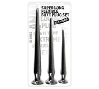 You2Toys - extra long anal plug set (3-piece, black)