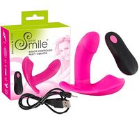 SMILE Panty - Rechargeable Remote-Controlled Vibrator (Pink)