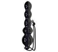 You2Toys Black Jack - Beaded Anal Dildo (Black)