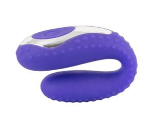 You2Toys Rechargeable Blowjob Silicone Vibrator Blue 4.3 Inch