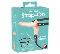 Strap-On With Vibrating Dildo Black