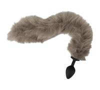 You2Toys - Silicone Anal Plug with Tail (Gray)