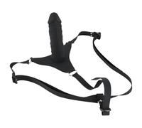 You2Toys - Silicone Strap-On - strap-on dildo (black)