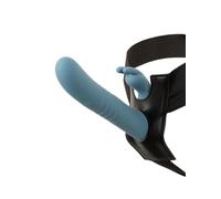 You2Toys Strap-On Set for Couples: Adjustable Strap-On Harness + Rabbit Shock Vibrator with 3 Quiet Motors, 7 Modes, Car Shock, Remote Control 8M, USB, Silicone, Bunny Tickle, Rechargeable