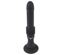 You2Toys Thrusting Vibrator with Suction Cup (Black)