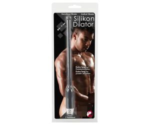 You2Toys Vibrating Silicone Urethral Dilator - Black (8-11mm)