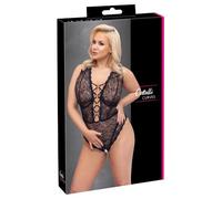 You2Toys Women's Body in Pizzo 95e/XXL Firm Shaping Bodysuit, Black
