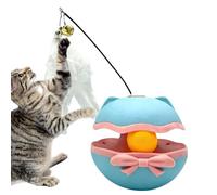 Youany Automated Cat Toy | Rotating Self-Play Smart Pet Supplies with Bell,Fun Electronic Cat Moving Toys | for Home Cattery Bedroom Apartment