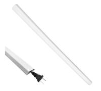 Youany Cable Covers,Wire Management Duct - Flexible Floor Cable Cover for Indoors, Outdoors, Study, Workplace, Bedroom, Bathroom, Living Room