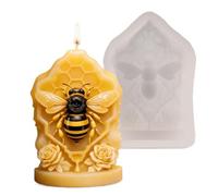 Youany Candle Wax Molds,Flower Bee DIY Easy Release Casting | Spring Decor Silicone Candle Molds - for DIY Crafts Art Projects Home Decor Party Favors Adults Kids Family