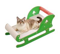 Youany Cat Scratching Board - Sled-Shaped Design Kitten Scratcher Lounger | Cat Corrugated Paper Scratching Bed,for Small Medium Large Kitten Indoor Home Outdoor Living Room Garden Yard