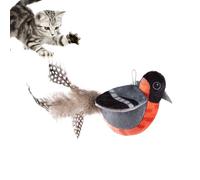 Youany Chirping Bird Cat Toy,Flapping Wings Simulated - Cat Toy Bird That Flaps,for Mental Stimulation Physical Exercise Boredom Relief Indoor Kitten Exercise Birthday Christmas Easter Home Apartment
