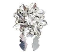Youany Clip On Button Covers | Button Cover Cufflinks Detachable Crystal Embellishments,Trendy Sleeve Clips Formal Attend Accessories for Shirts Dresses Suits