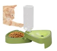 Youany Dog Feeding Bowl, with Scale Bottle Foldable Feeder, Detachable Foldable Cat Food and Water Bowl, for Puppy Kitten Small Medium Large Breed Eating Treat