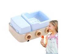 Youany Ice Cream Bar Molds,with Lid Easy Release Reusable 6-Grid Mould - Pop Maker Mold Freezer Mold,for Fruit Pudding Jelly Yogurt Candy Chocolate