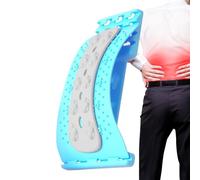 Youany Lumbar Back Stretcher | Arc Stretch Corrector - Back Support Board Lumbar Stretcher - for Spine Discomfort Muscle Relaxation Home Travel Work Study Men Women Elderly