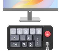 Youany Mechanical Keyboard,RGB Mechanical Game Keyboard | Hot-swappable Wired Single-handed Number Pad with Joystick for Graphic Design Workplace Computer
