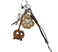 Youany Pet Hair Keychain | Cat Hair Storage Bottle Keychain Keepsake,Lightweight Memorial Charm Keyring for Families Life Memories Home Puppy Kitten