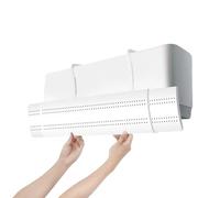 Youany Window Ac Deflector, Air Conditioning Vent Deflector, Wall Mounted Windshield Retractable AC Wind Cover for Home Living Room Bedroom Workplace RV Winter Hot Weather Furniture