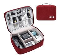 YOUBDM Electronics Organizer Travel Cable Organizer Bag Waterproof Portable Digital Storage Bag Electronic Accessories Case for Cable, Charger, Cord, Power Bank, USB