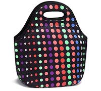 YOUBDM Neoprene Lunch Bags Thermal Insulated Lunch Tote Bag Reusable Washable Neoprene Picnic Bag for Women Men