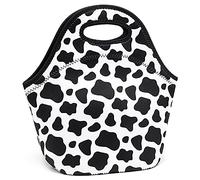 YOUBDM Neoprene Lunch Bags Thermal Insulated Lunch Tote Bag Reusable Washable Neoprene Picnic Bag for Women Men