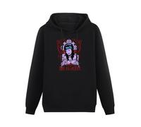 YouBello La Muerte Day Of The Dead Skull Goth Emo Tattoo Men's Sweatshirts Unisex Black Hoodies L