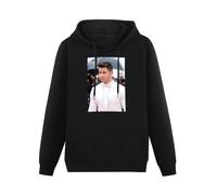 YouBello Nick Jonas Men's Sweatshirts Unisex Black Hoodies L