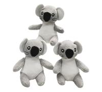 YOUBEMAGIC Koala Plush Dog Toy Squeaky Toy, Interactive Hide and Seek Replacement Dog Toys for Small & Medium Dogs (3Pcs Squeaky Koala)