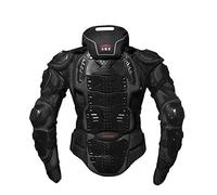 YOUCAI Motorcycle Motorbike Protective Jacket Armoured Neck Protection Street Sport Motocross Body Armour Jacket Racing Clothing Protection Gear,Black,XL