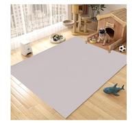 YOUCAI Pet Floor mat Waterproof urine-proof PVC Mat for Dog kennel Wear-resistant Wipeable Solid Color Carpet Doormat for Entrance, Inside, Kitchen DXgrey