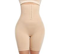 YOUCAI Tummy Control Knickers, High Waisted Shapewear for Women, Body Shaper Pants Butt Lifter Slimming Seamless Shaping Underwear,Apricot,4XL-5XL