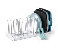 YouCopia StoreMore Expandable Cookware Rack, Adjustable Pan and Pot Lid Organiser for Kitchen Cupboard Storage, 30.5cm - 55.9cm Width