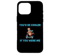 You'd Be Cooler If You Were Me Funny Sloth Riding Scooter Case for iPhone 16 Pro Max