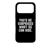 youd be surprised what can hide Witty Clever Observational Case for iPhone 17 Pro Max