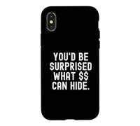 youd be surprised what can hide Witty Clever Observational Case for iPhone X/XS