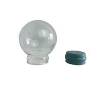 Youda DIY Empty Glass Snow Globe Kit - Water Globe Accessories (D65mm)