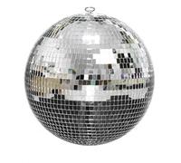 Youdepot 30 cm Disco Ball, Large Silver Hanging Mirror Ball, Glitter Ball Party Decoration for Wedding, Christmas, Birthday, DJ Stage, Band Room and Home Decor